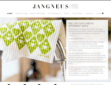 Tablet Screenshot of jangneus.com